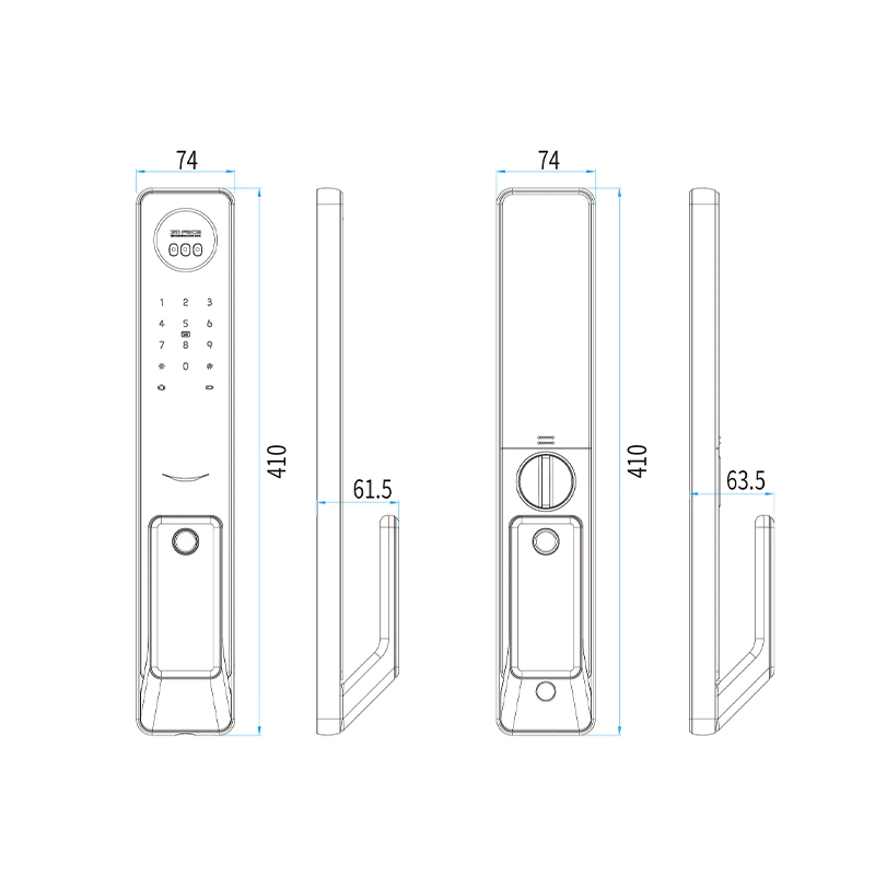 Biometrisches Schloss LS-T100A – Produktfoto