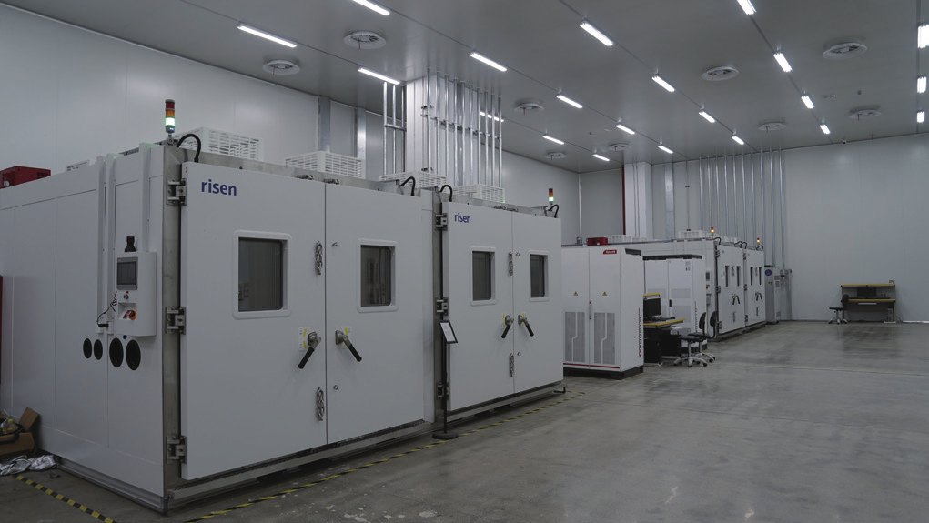 Komory testowe magazynów energii w Risen