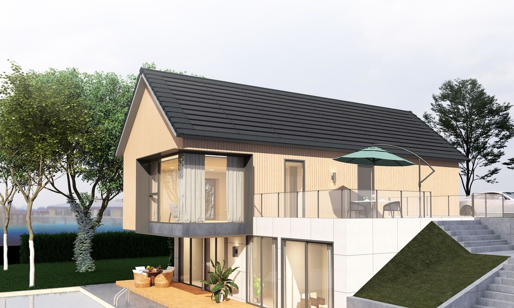 [SPC-PV-RIS-STT] Dachówka solarna Risen Stacked Super Tile 115 W