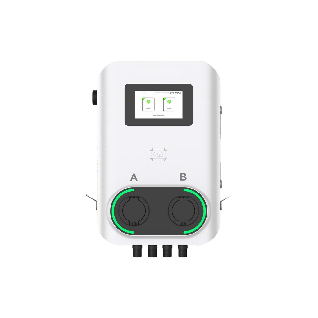 Ladestation SPACE EV AC 2×22 Pro mit zwei Ladepunkten