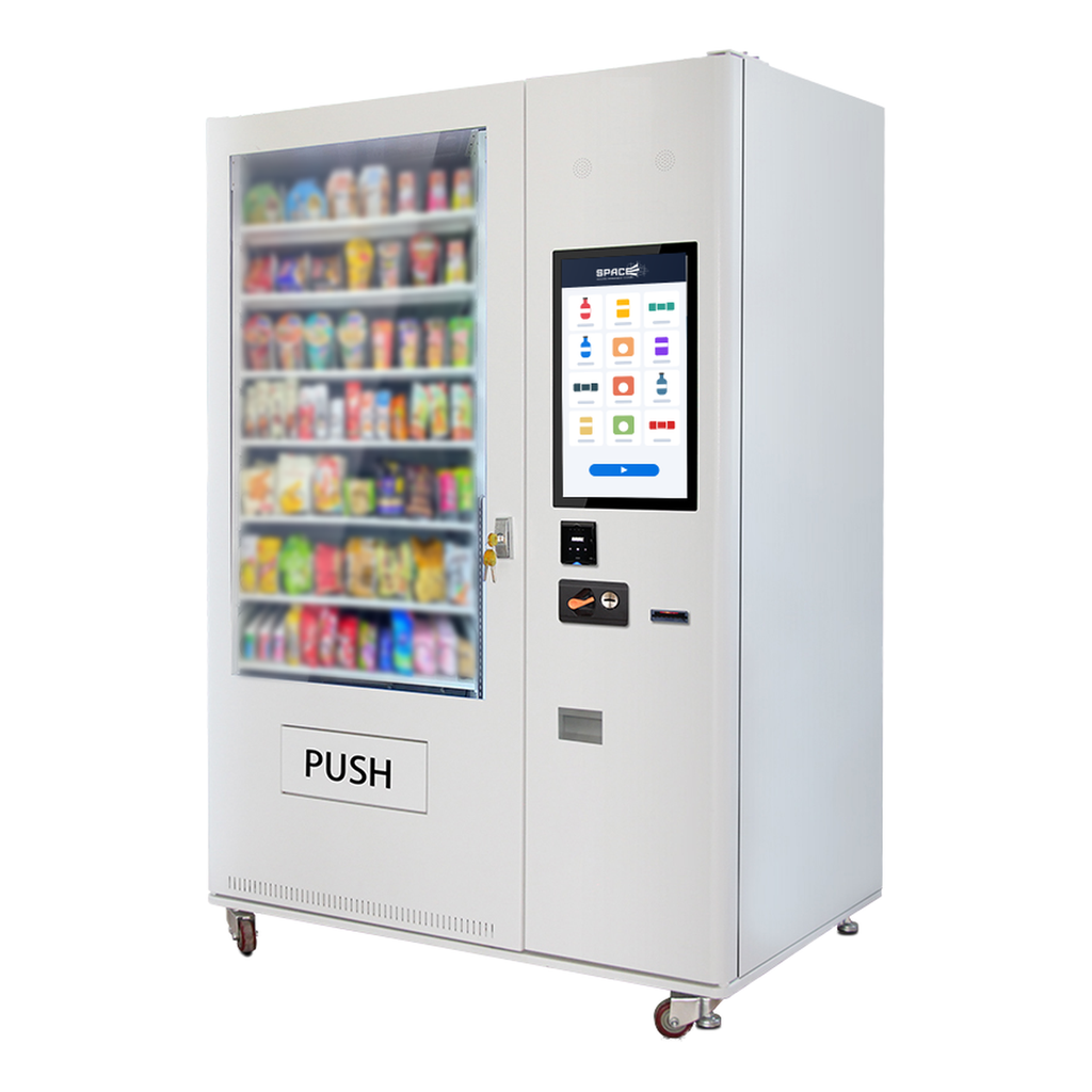 Space Vend 54 – Máquina de armário com montra envidraçada e ecrã tátil